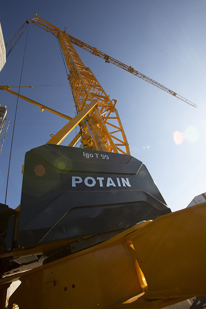 Potain introduces the new Igo T 99 self-erecting crane with improved reach and capacity from a compact footprint